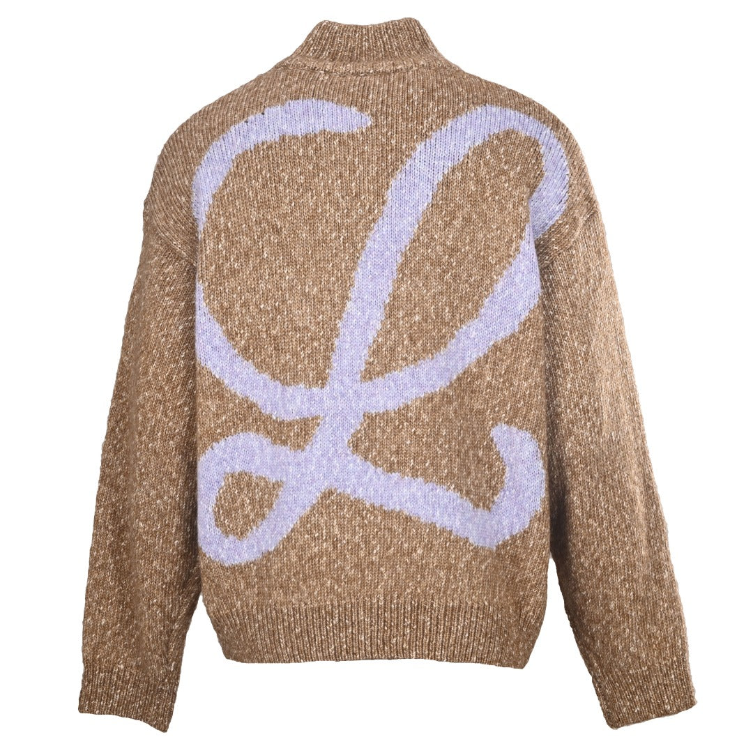 Anagram Zip-Up Beige / Natural