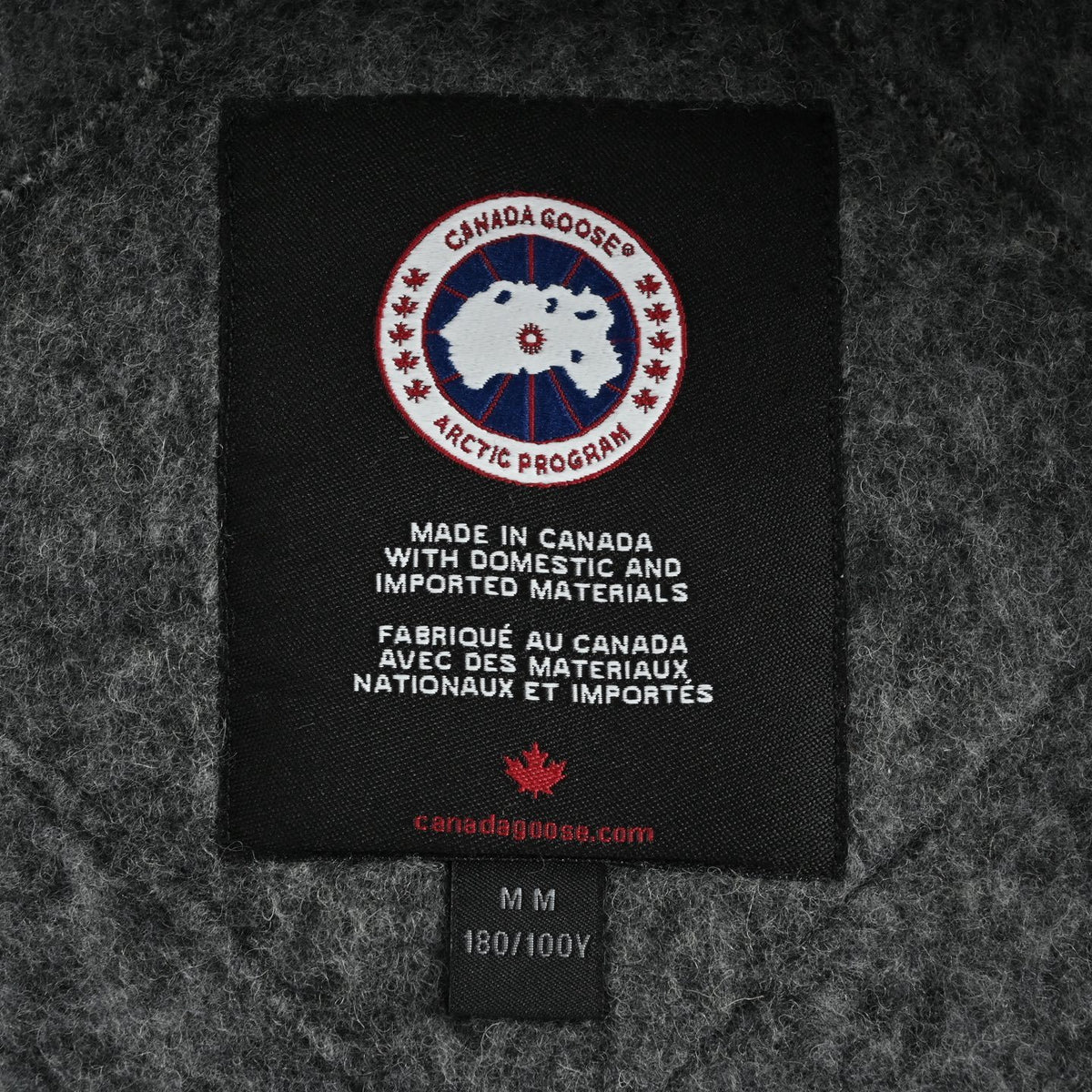 Wool-Blend Snap Bomber Grey