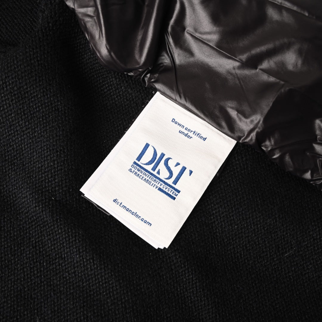 Panelled Cardigan Black
