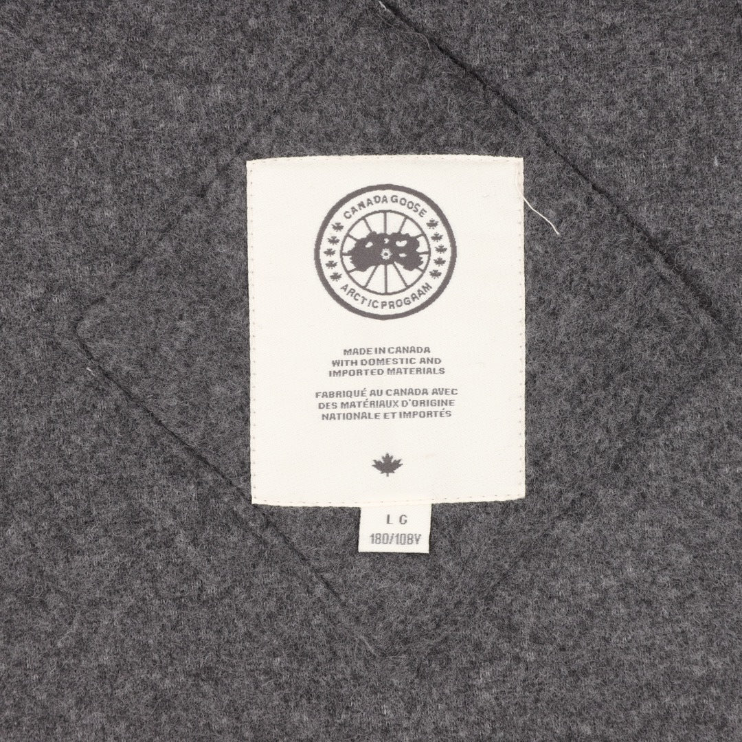 Textured Fleece Vest Charcoal Grey