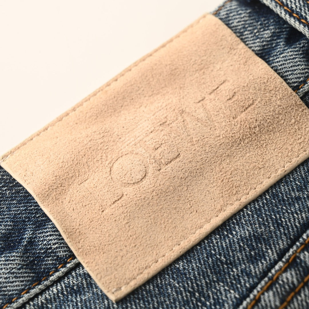 Acid-Wash Utility Denim