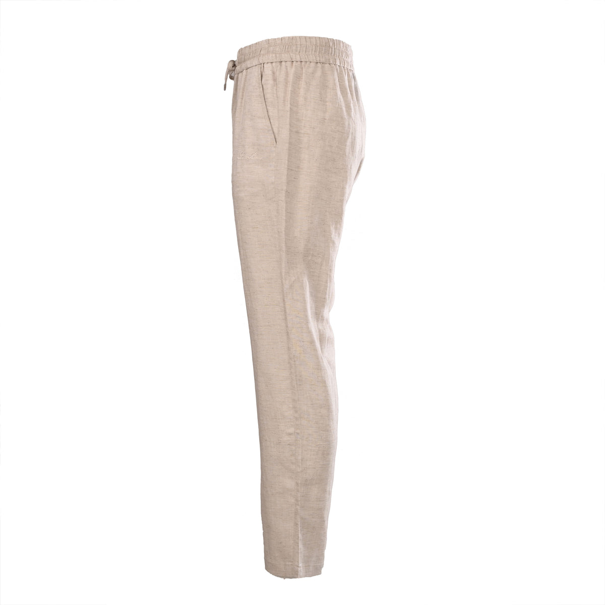 Linen Drawstring Safari Beige