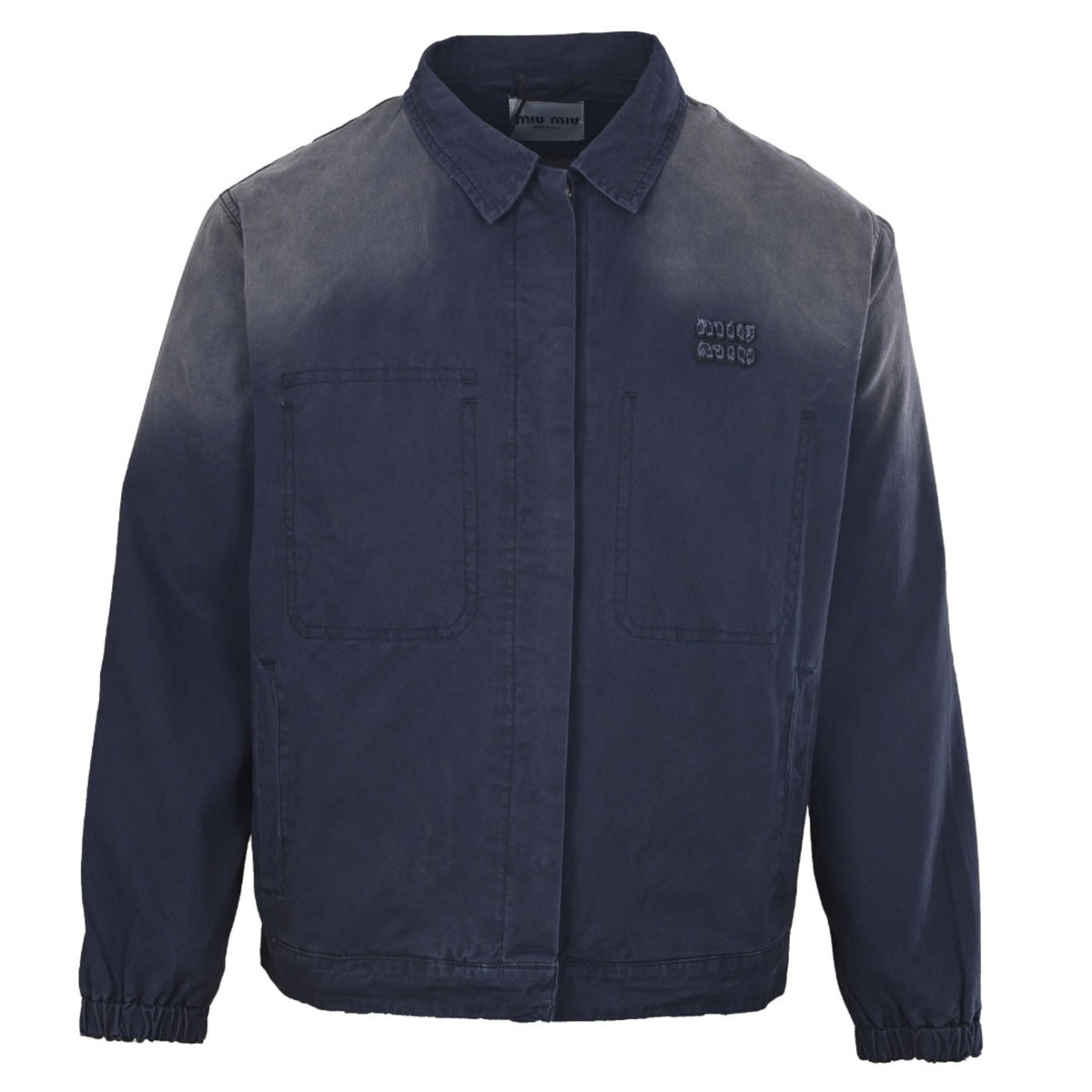 Gradient Washed Twill Blue