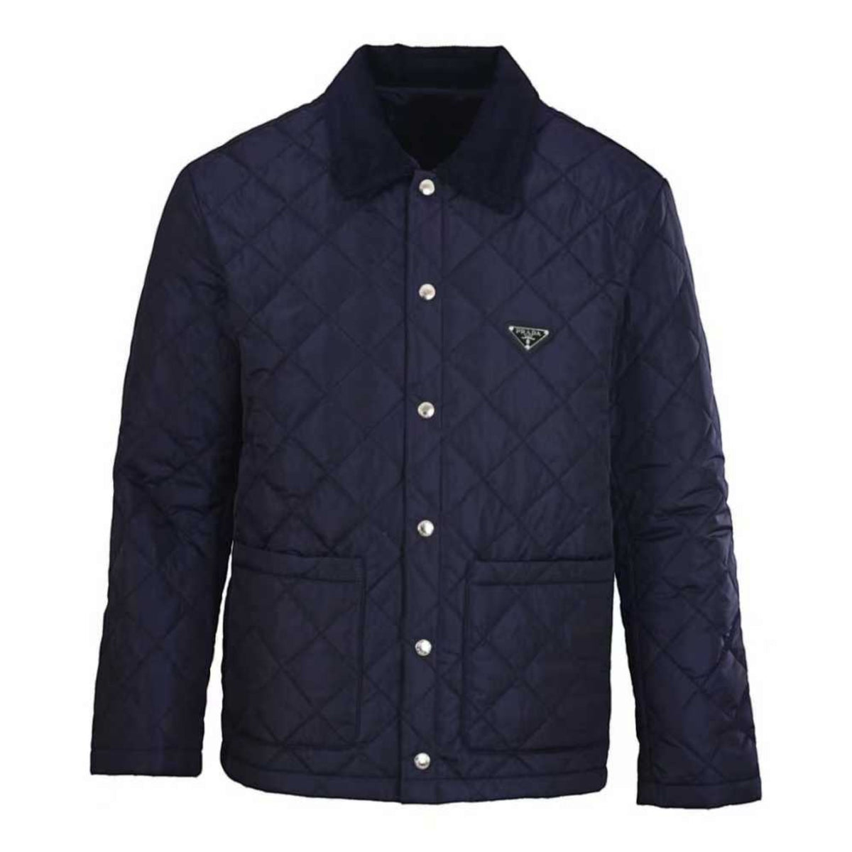 Quilted Re-Nylon Navy Blue