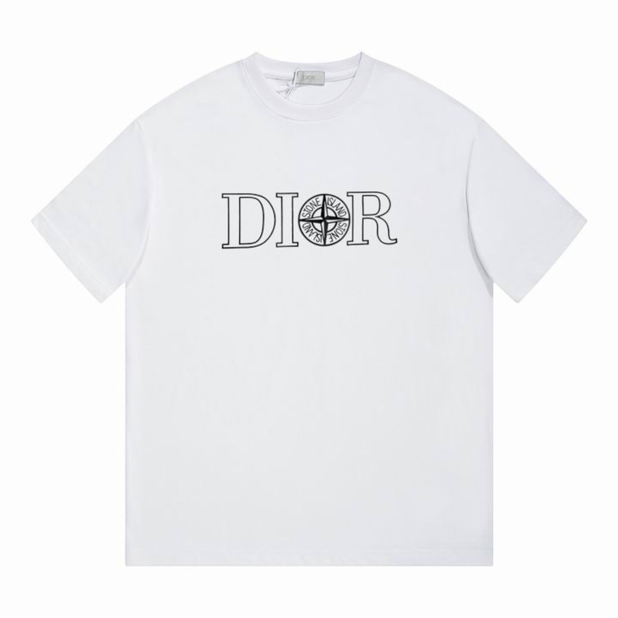 Dior x Stone Island Outline Logo T-Shirt