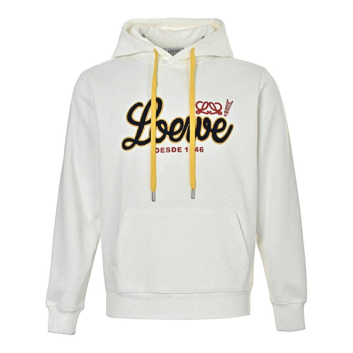 Desde 1846 Anagram Hoodie Cream