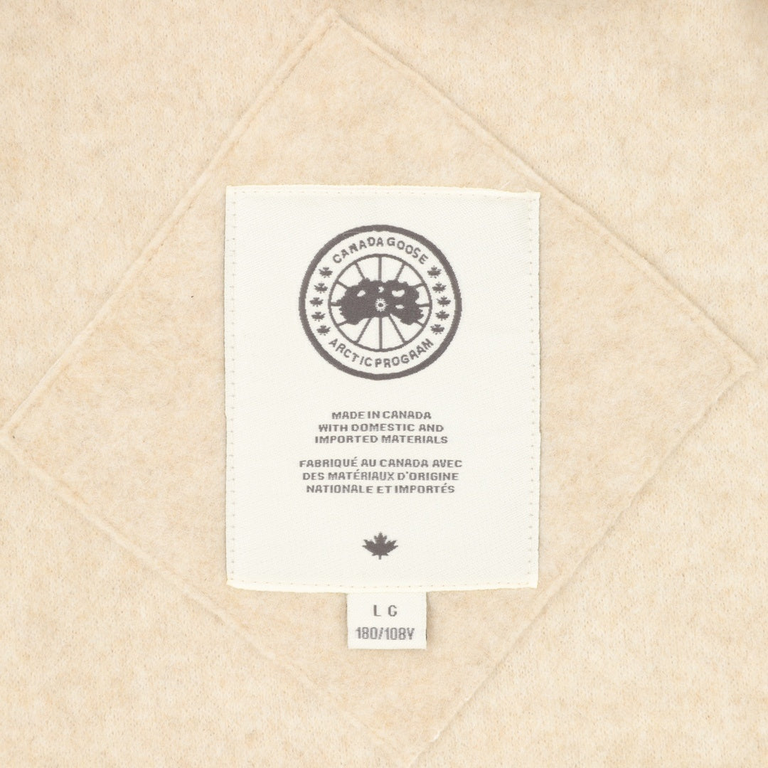 Mersey Fleece Vest Cream Tan Heather