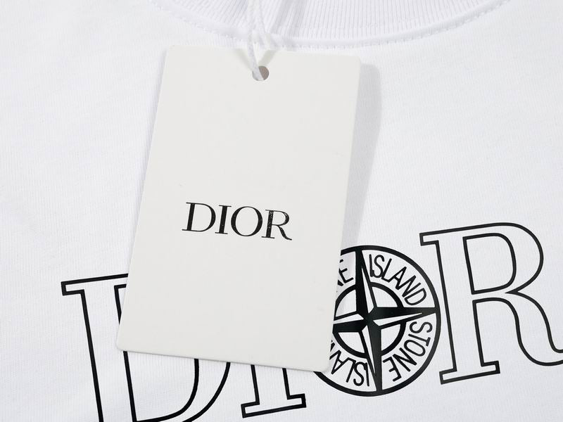 Dior x Stone Island Outline Logo T-Shirt