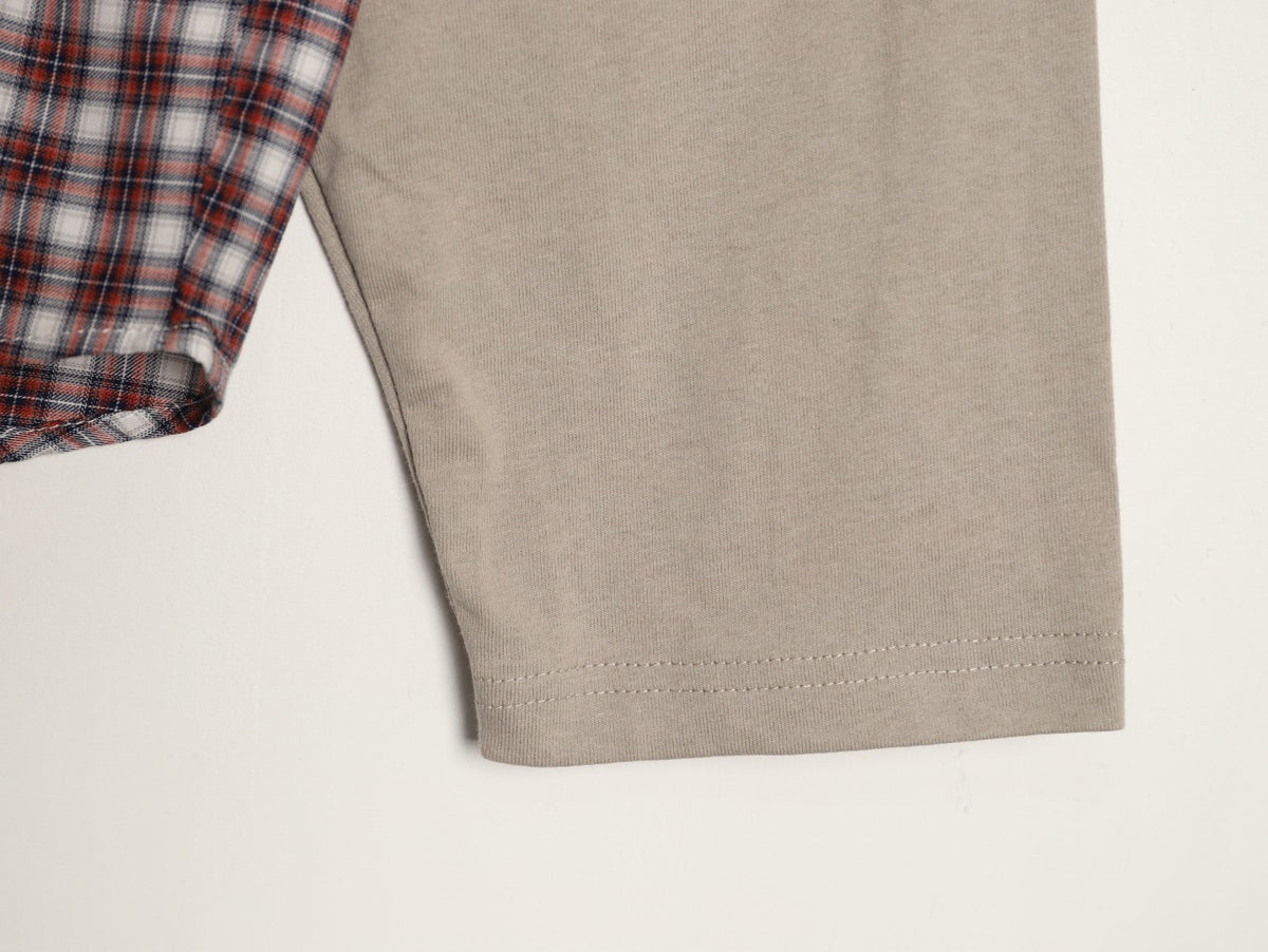 Wrong Sleeve Shirt Red & Navy
