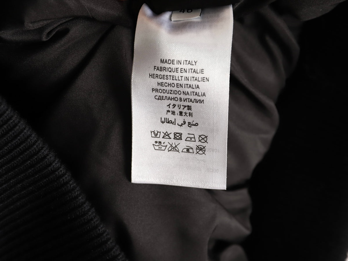 Corduroy Collar Western Black