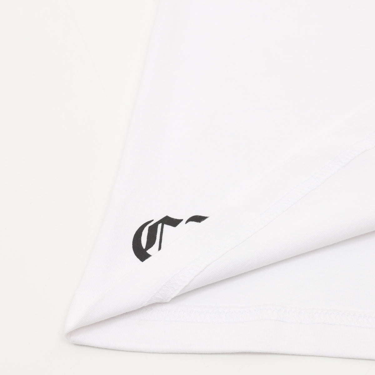Logo-Print Long Sleeve Pocket T-Shirt White