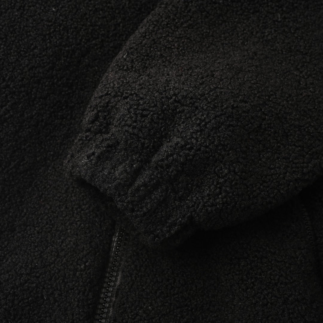 Triomphe Fleece Hooded Black