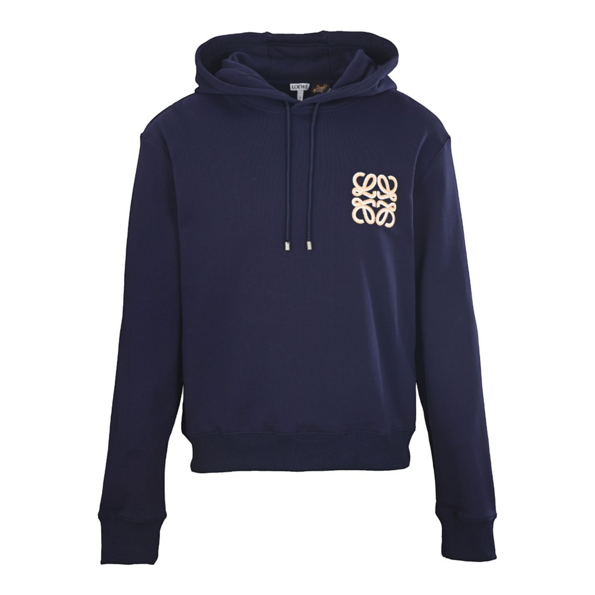 x Paula’s Ibiza Anagram Hoodie Navy Blue