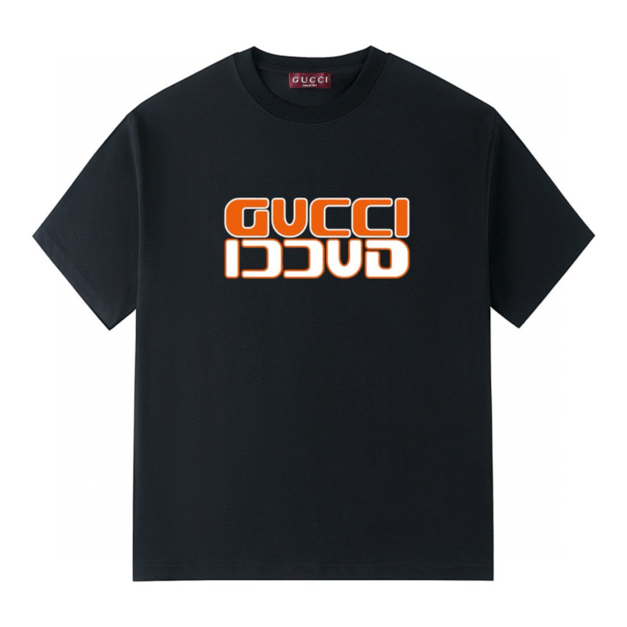 Layered Block Logo Graphic Black