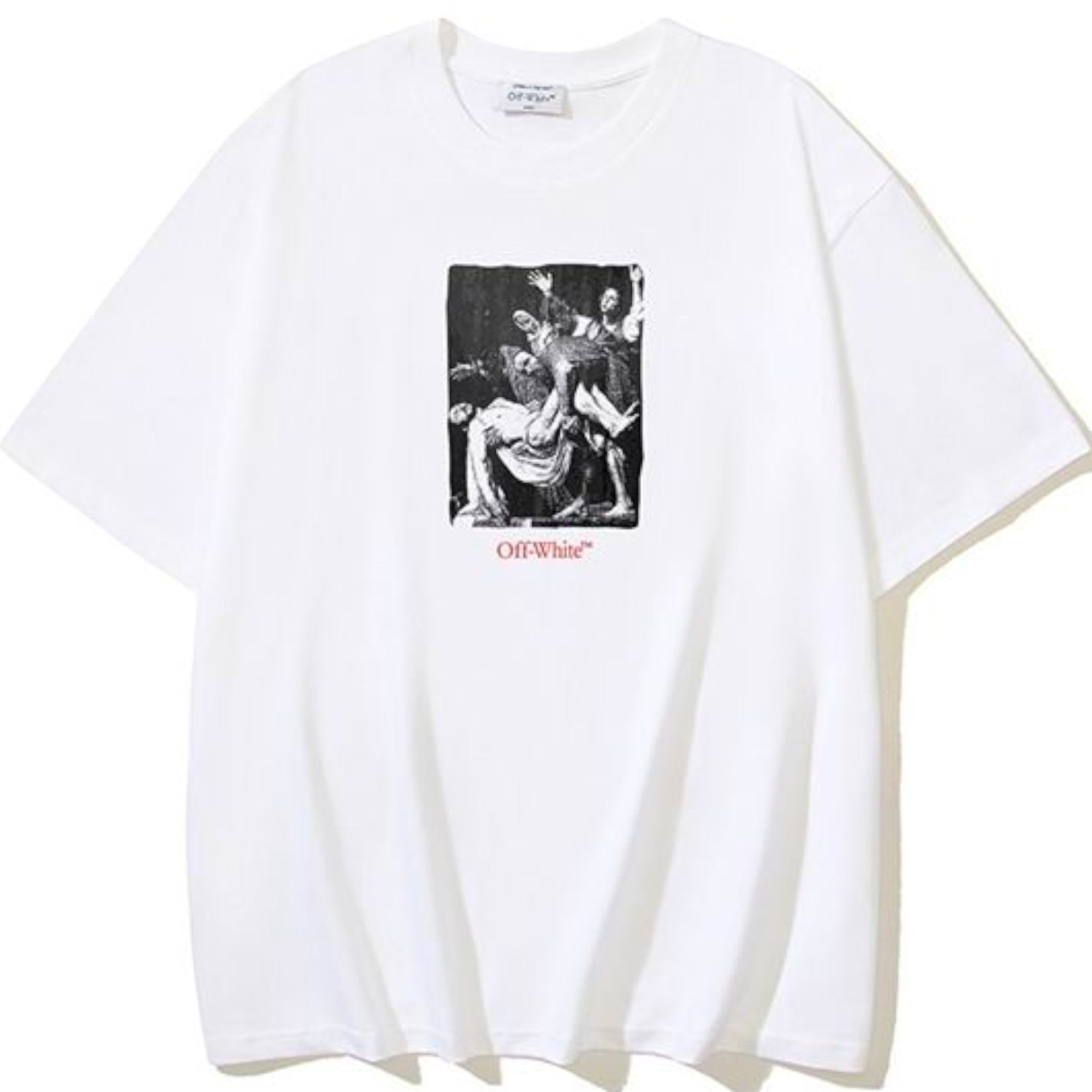 Caravaggio Painting Skate T-Shirt White