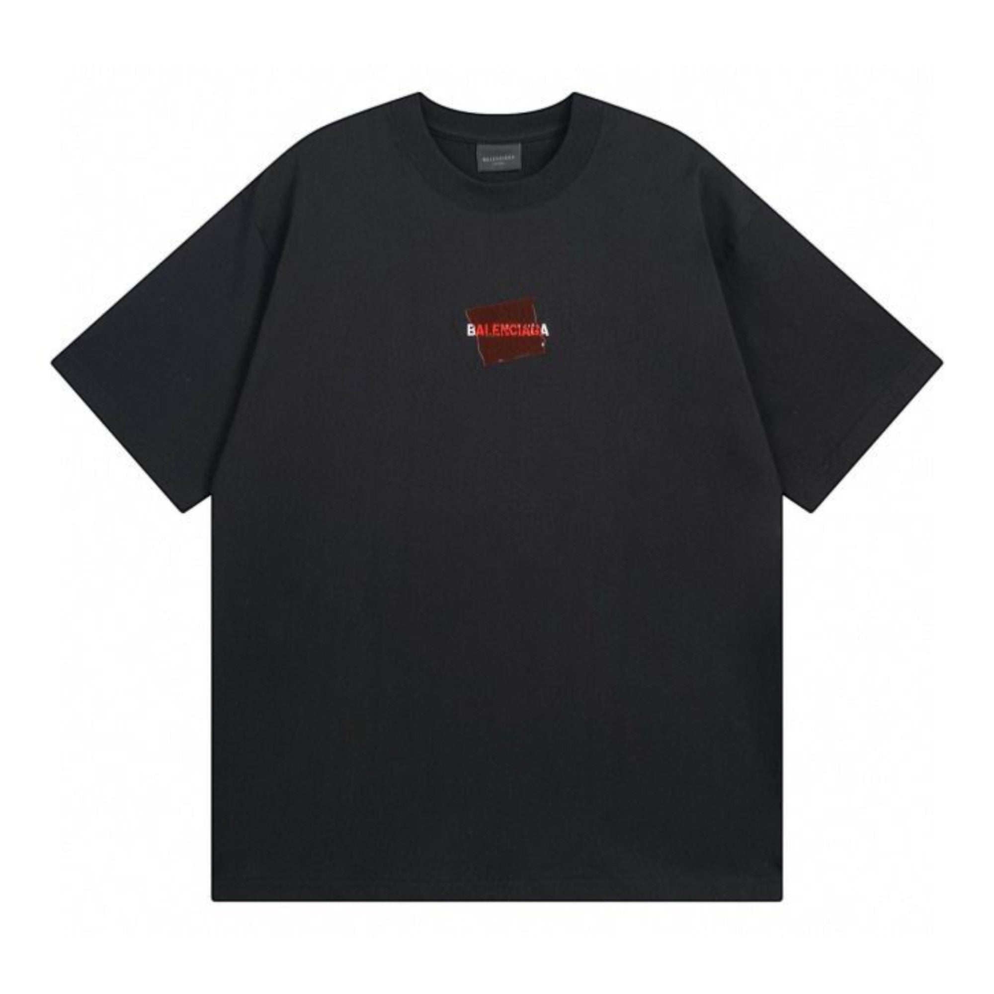 Taped Logo Back T-Shirt Black