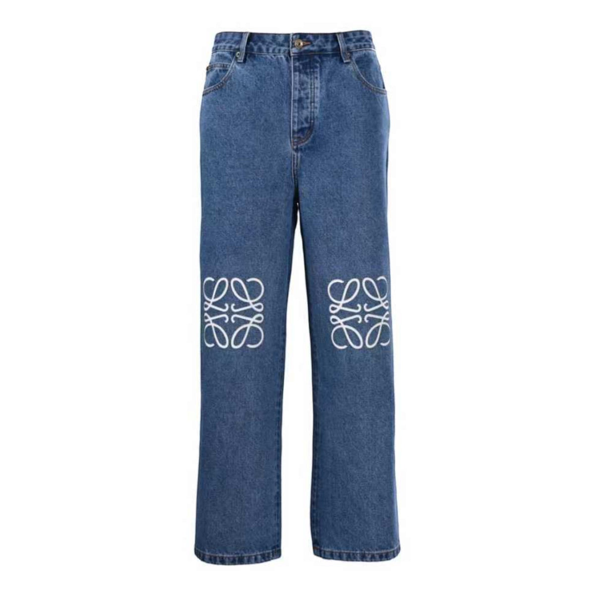 Anagram Baggy Mid-Blue Denim