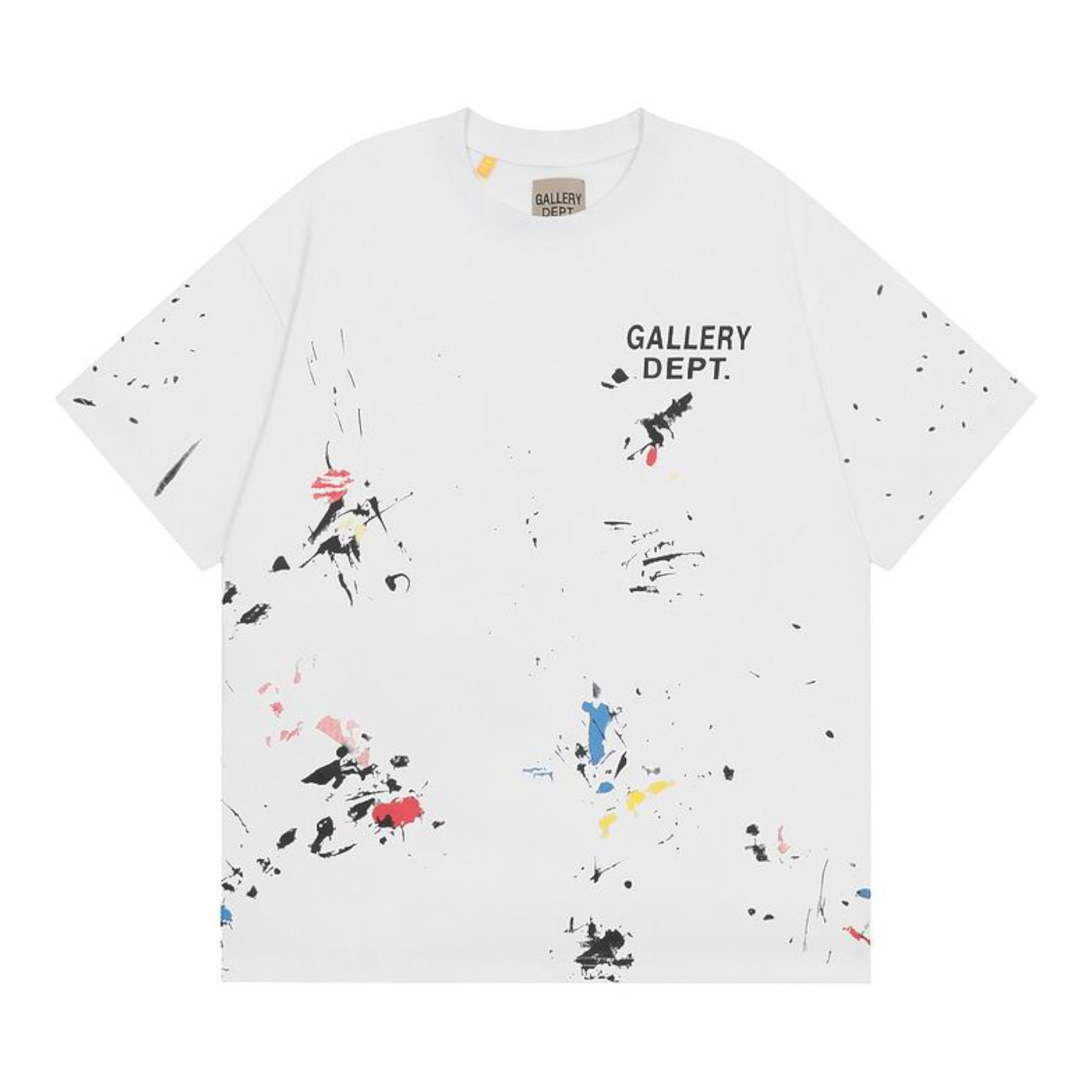 Paint Splatter Logo Graphic White