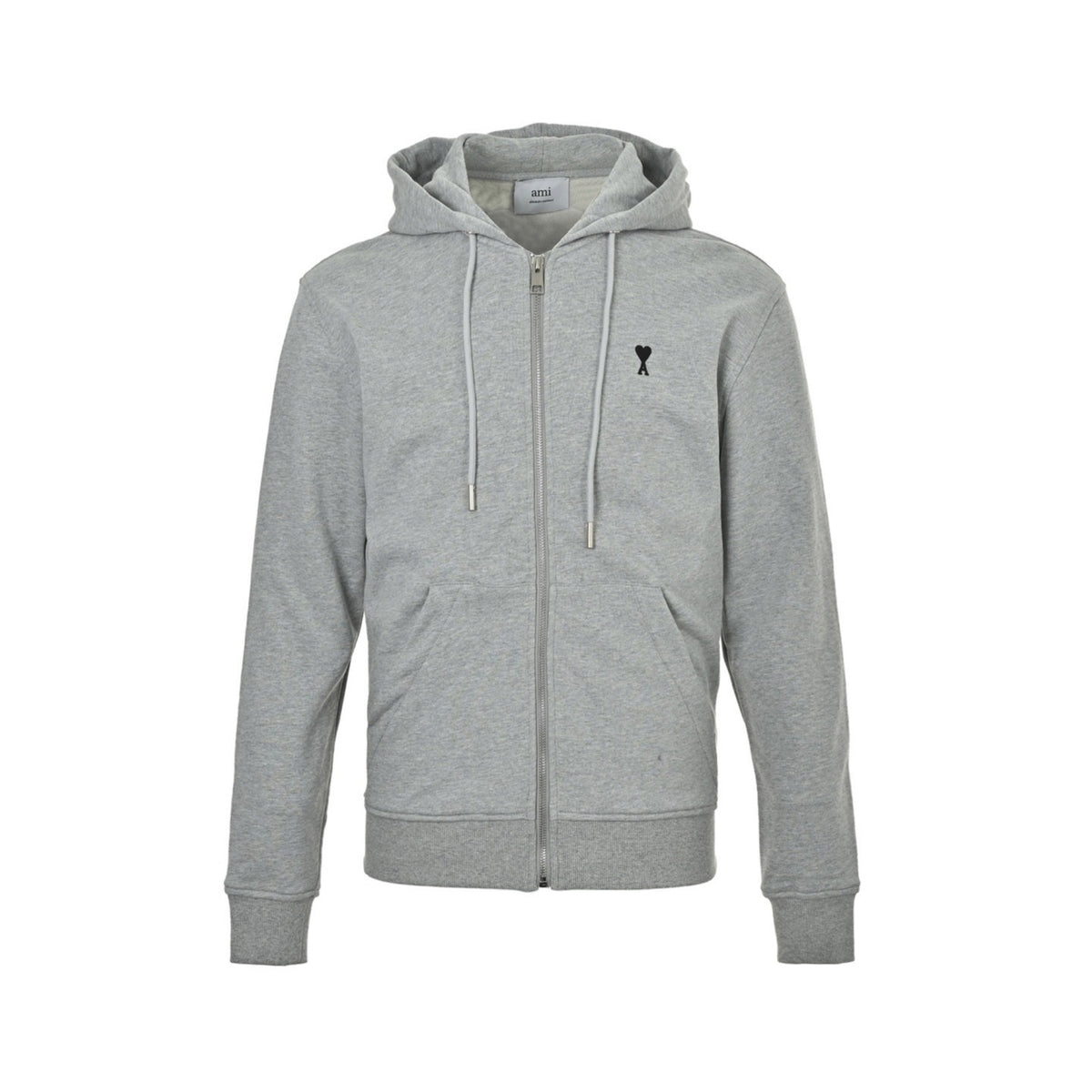 Ami de Coeur Zip-Up Hoodie Heather Ash Grey