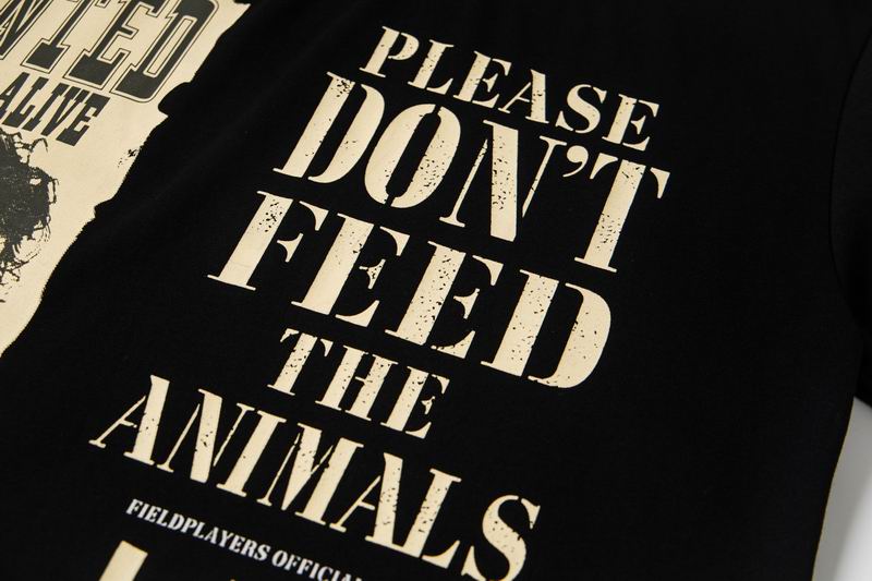 Wanted Retro Graphic T-Shirt Black