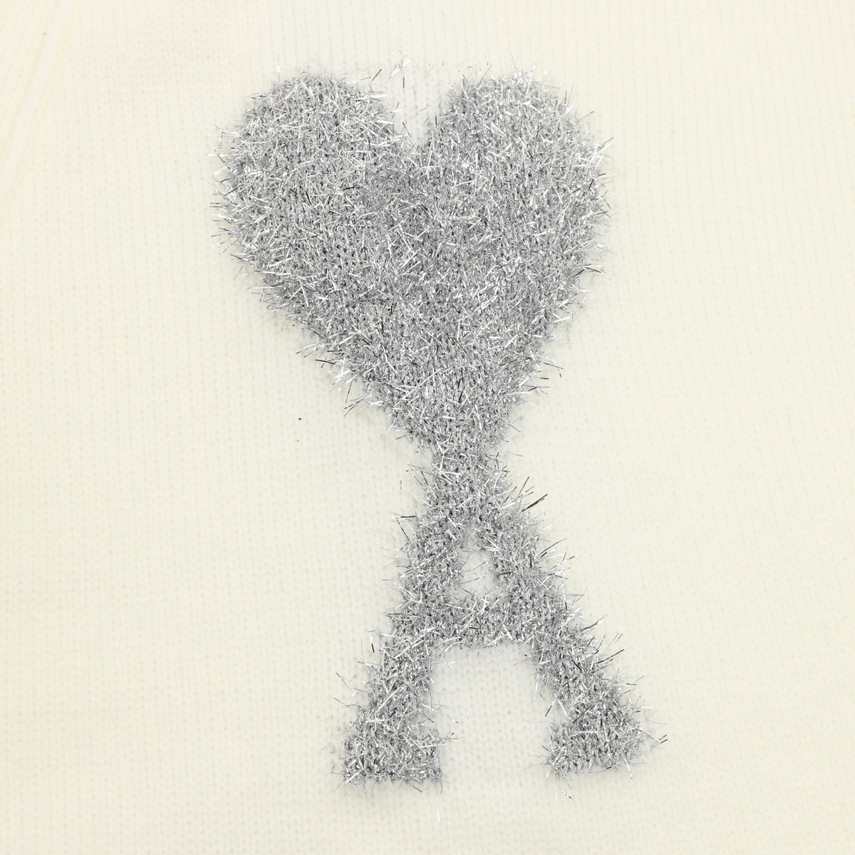 Ami de Coeur Silver Sequin Off-White
