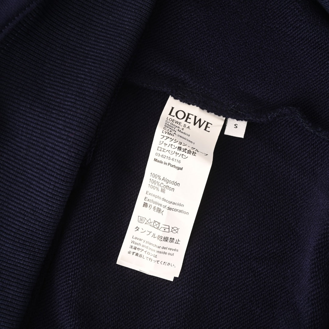 x Paula’s Ibiza Anagram Hoodie Navy Blue