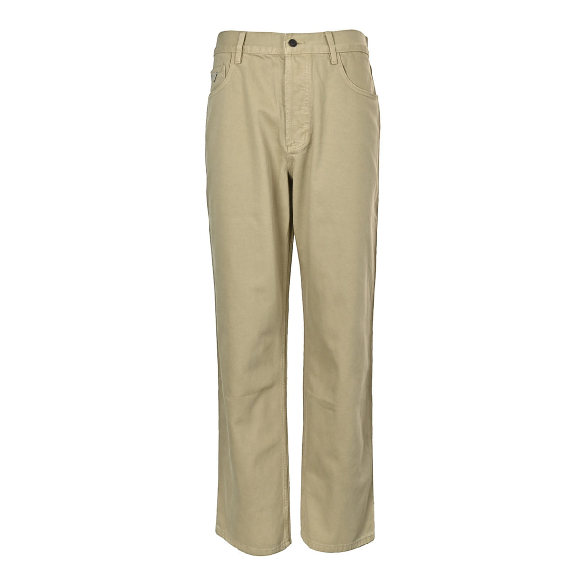 Straight-Leg Trousers Beige