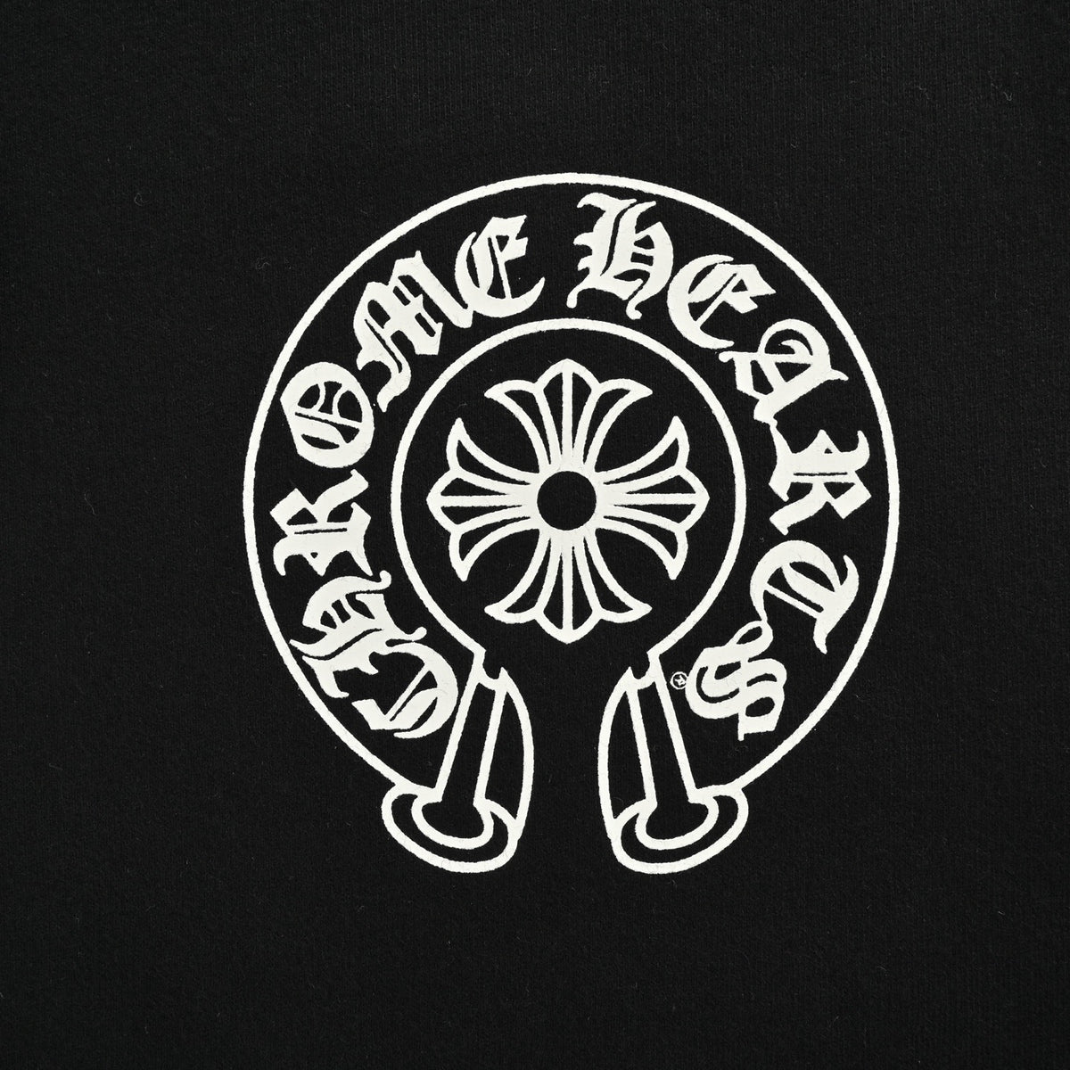 Horseshoe Zip-Up Hoodie Black