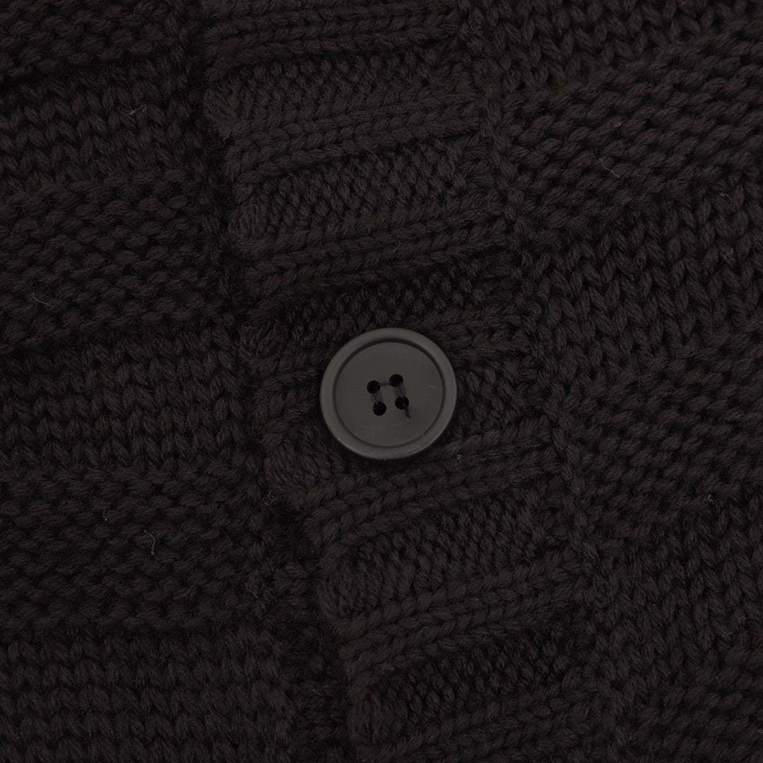 Distressed Knit Black