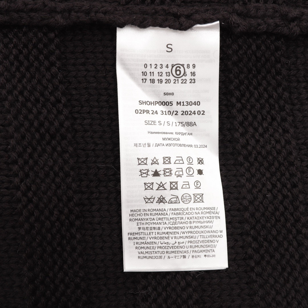 Distressed Knit Black