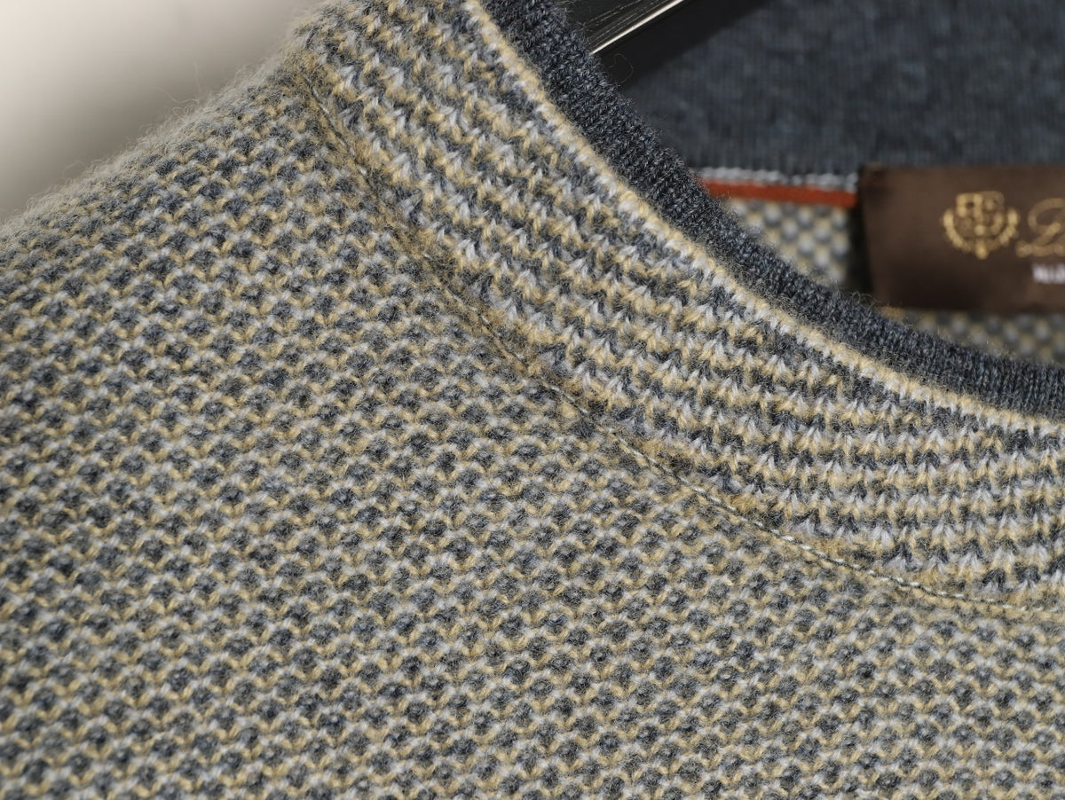 Varallo Honeycomb Grey Melange