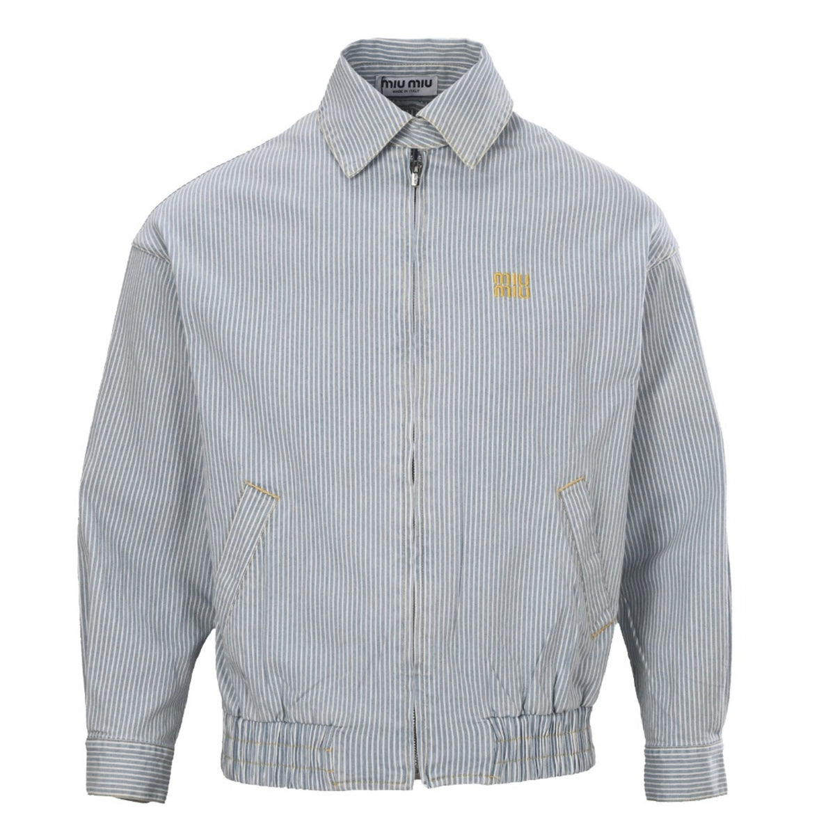 Striped Chambray Blue