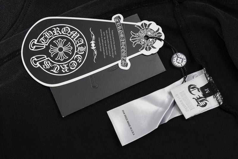 New York Scroll Cross Graphic Black