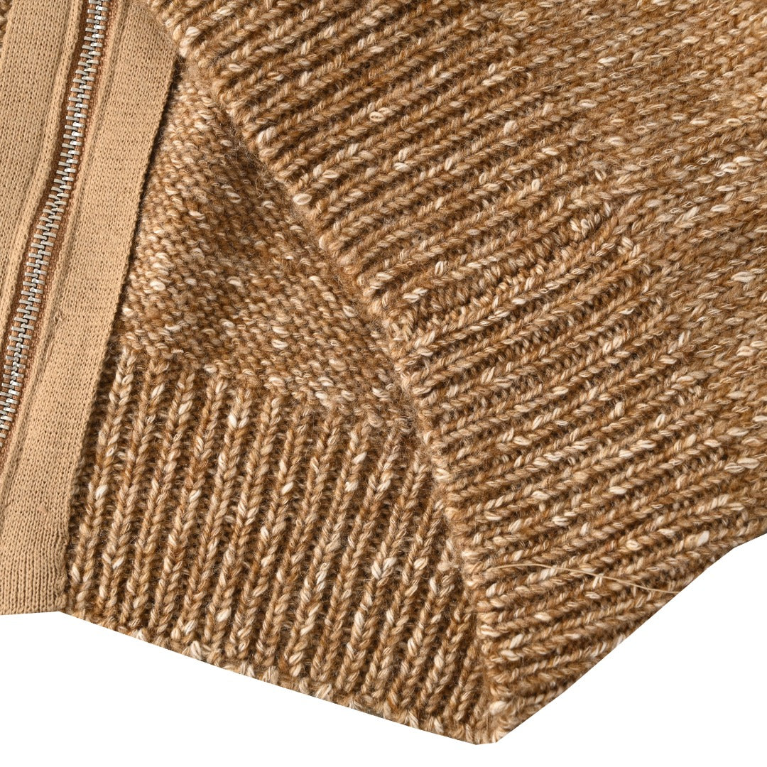 Anagram Zip-Up Beige / Natural