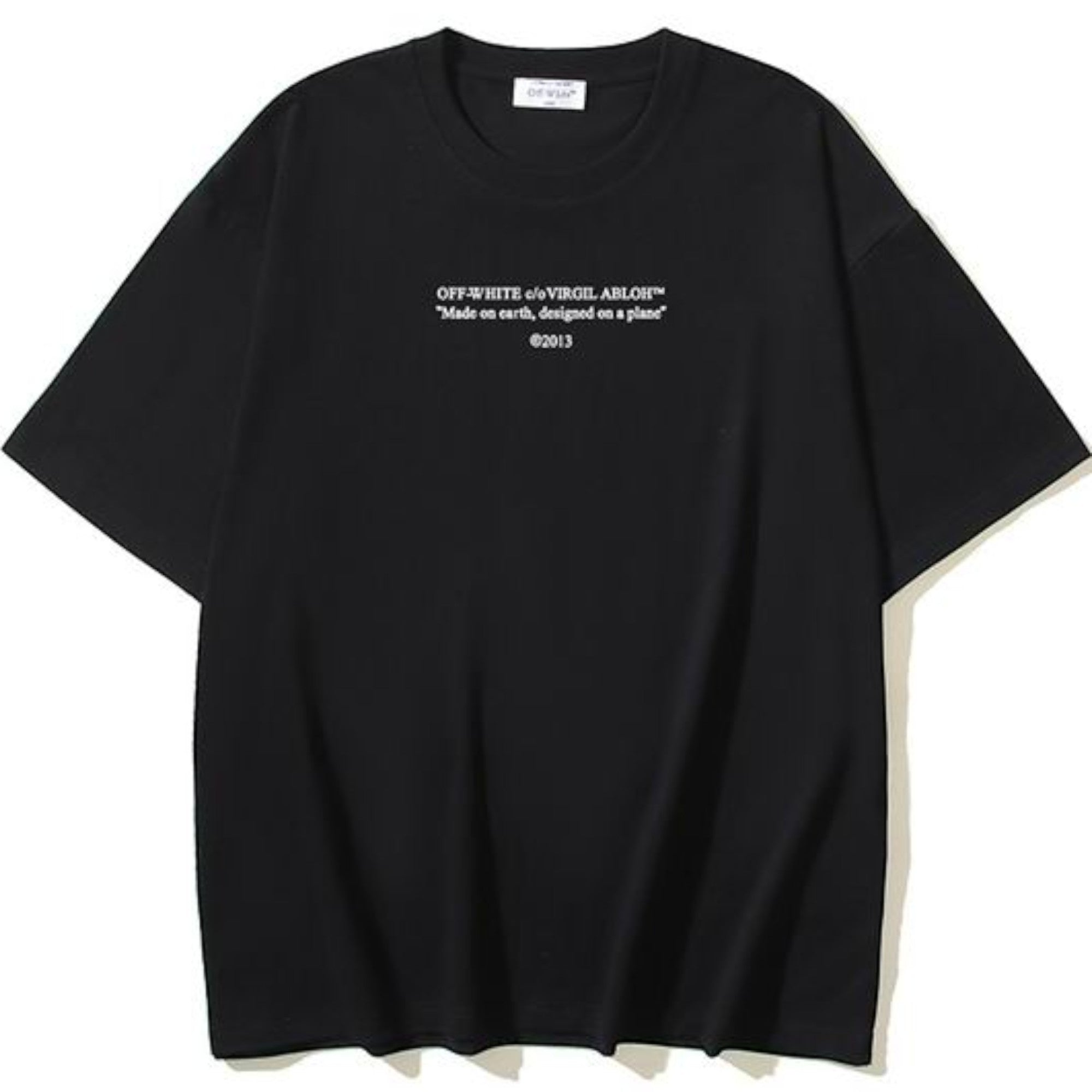 Statement Text Skate T-Shirt Black