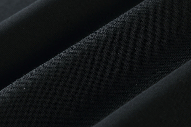 Layered Block Logo Graphic Black