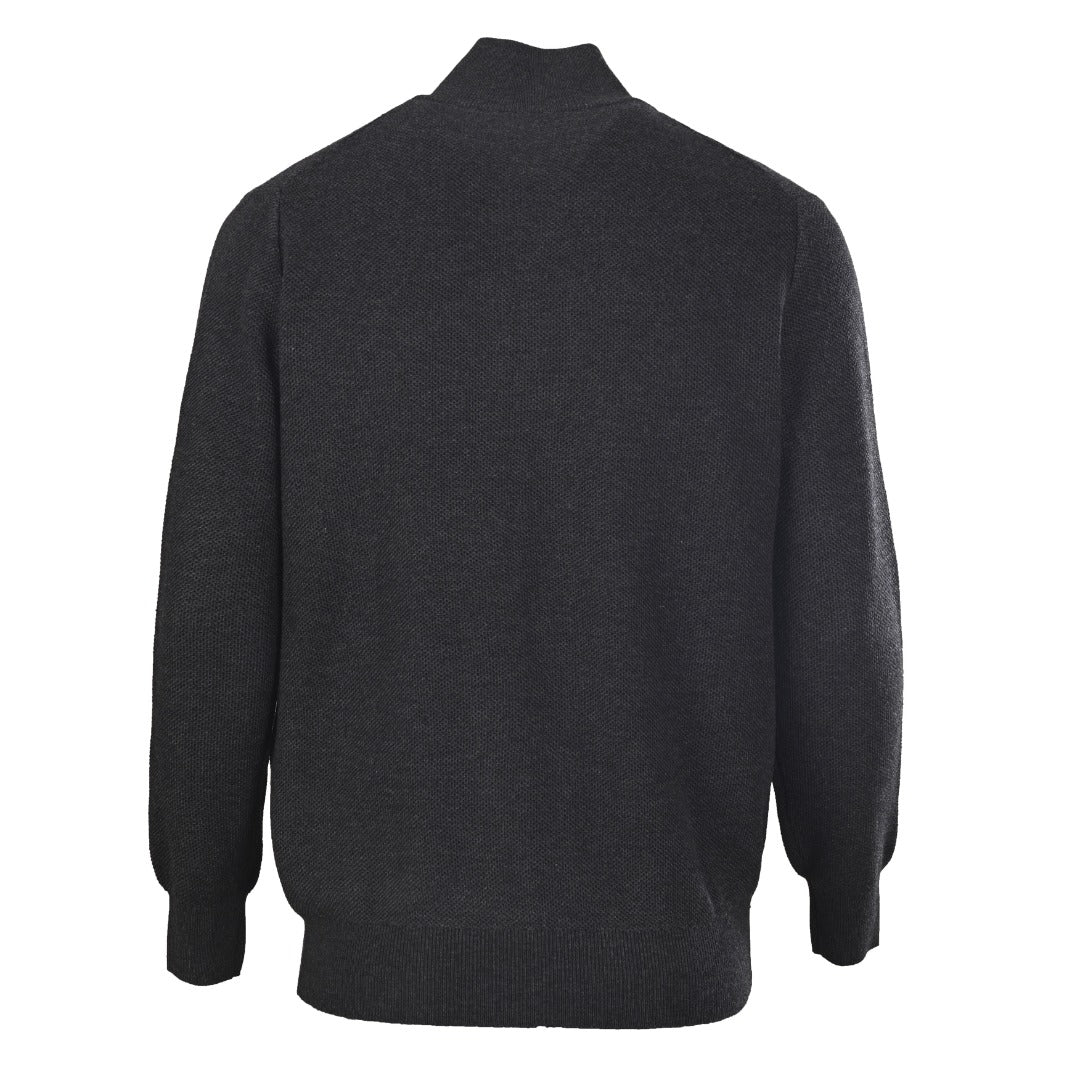 Crest Full-Zip Charcoal Grey