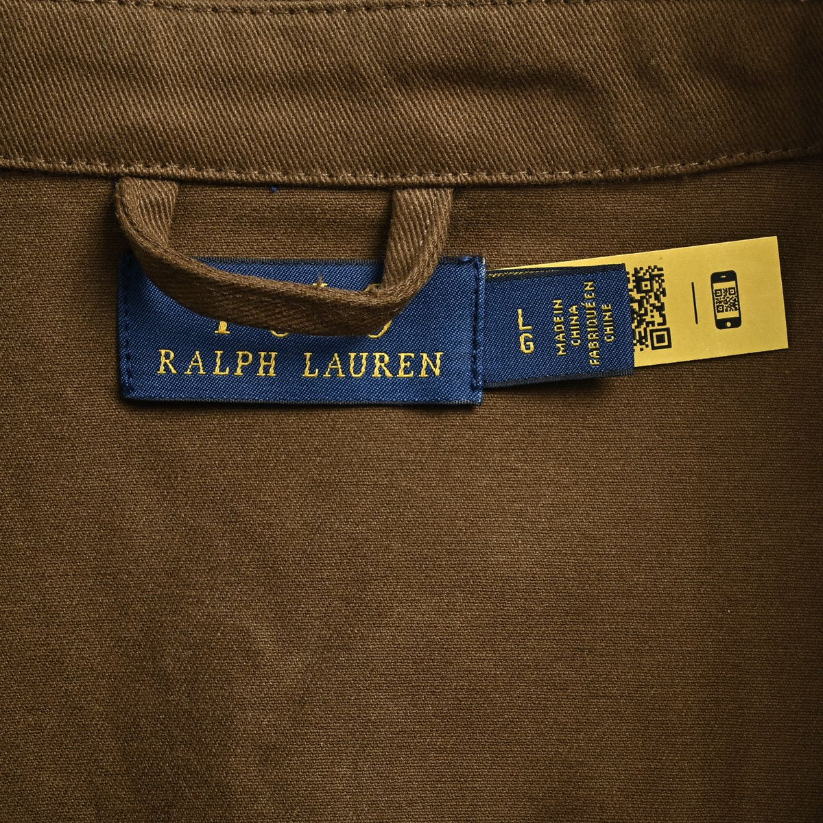 Twill Bi-Swing Windbreaker Olive Brown