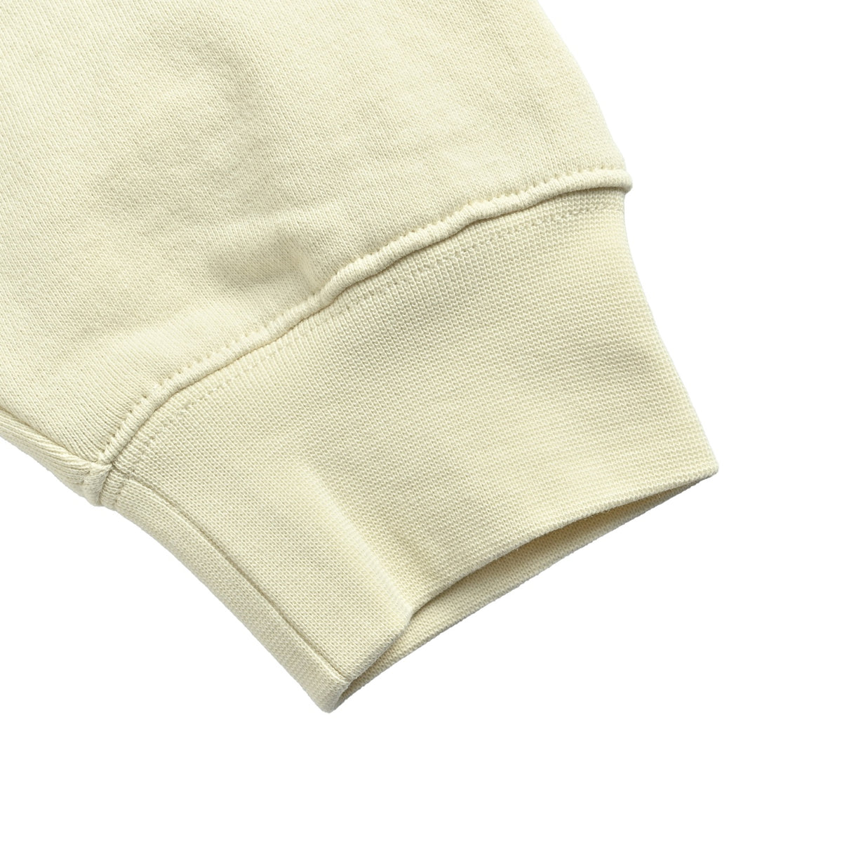 Flamenco Leather-Drawstring Hoodie Cream