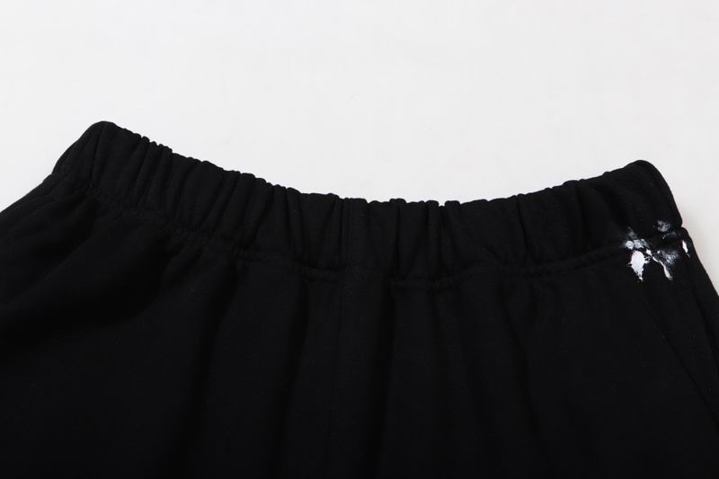 Painted Flare Sweatpants Black