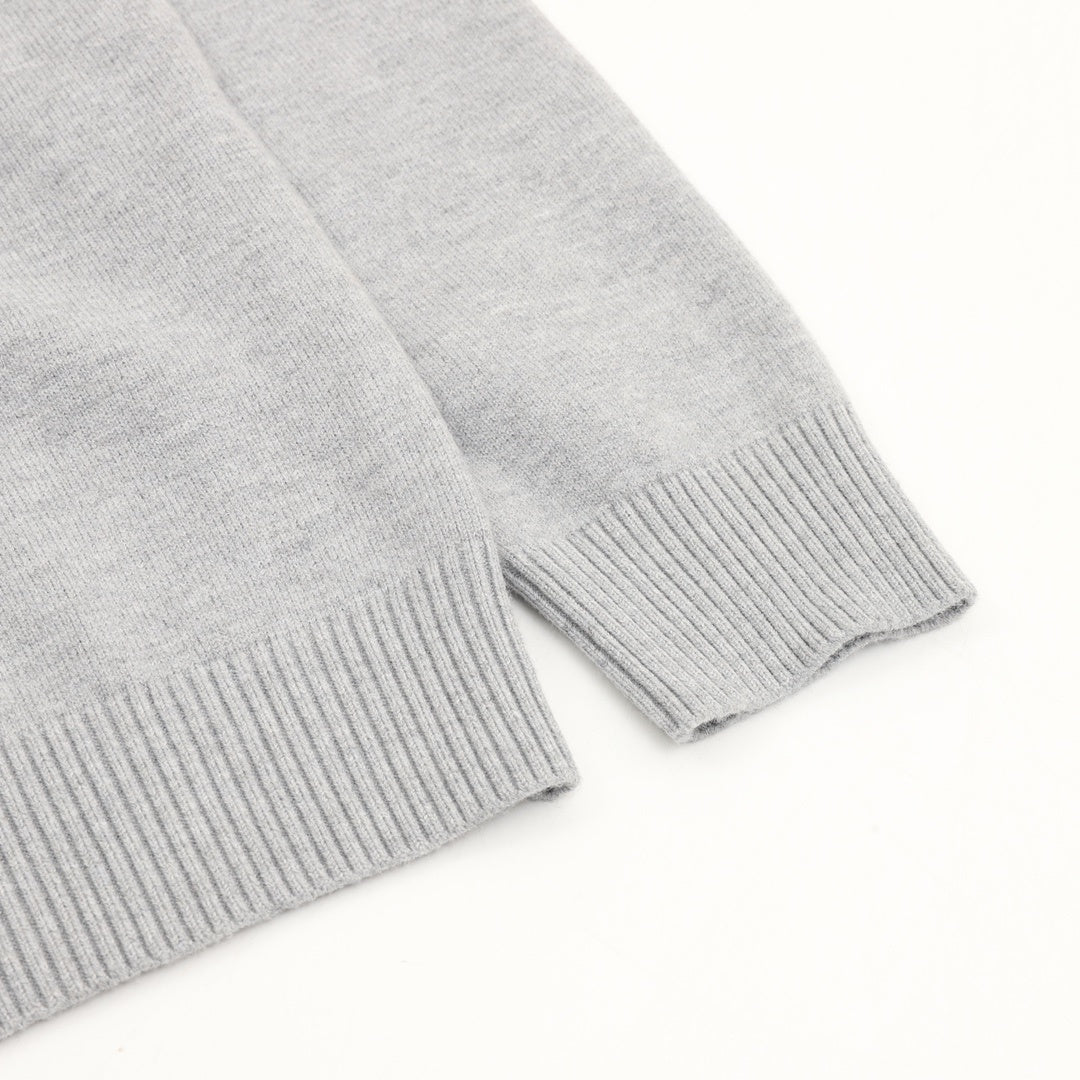 Knit Polo Grey