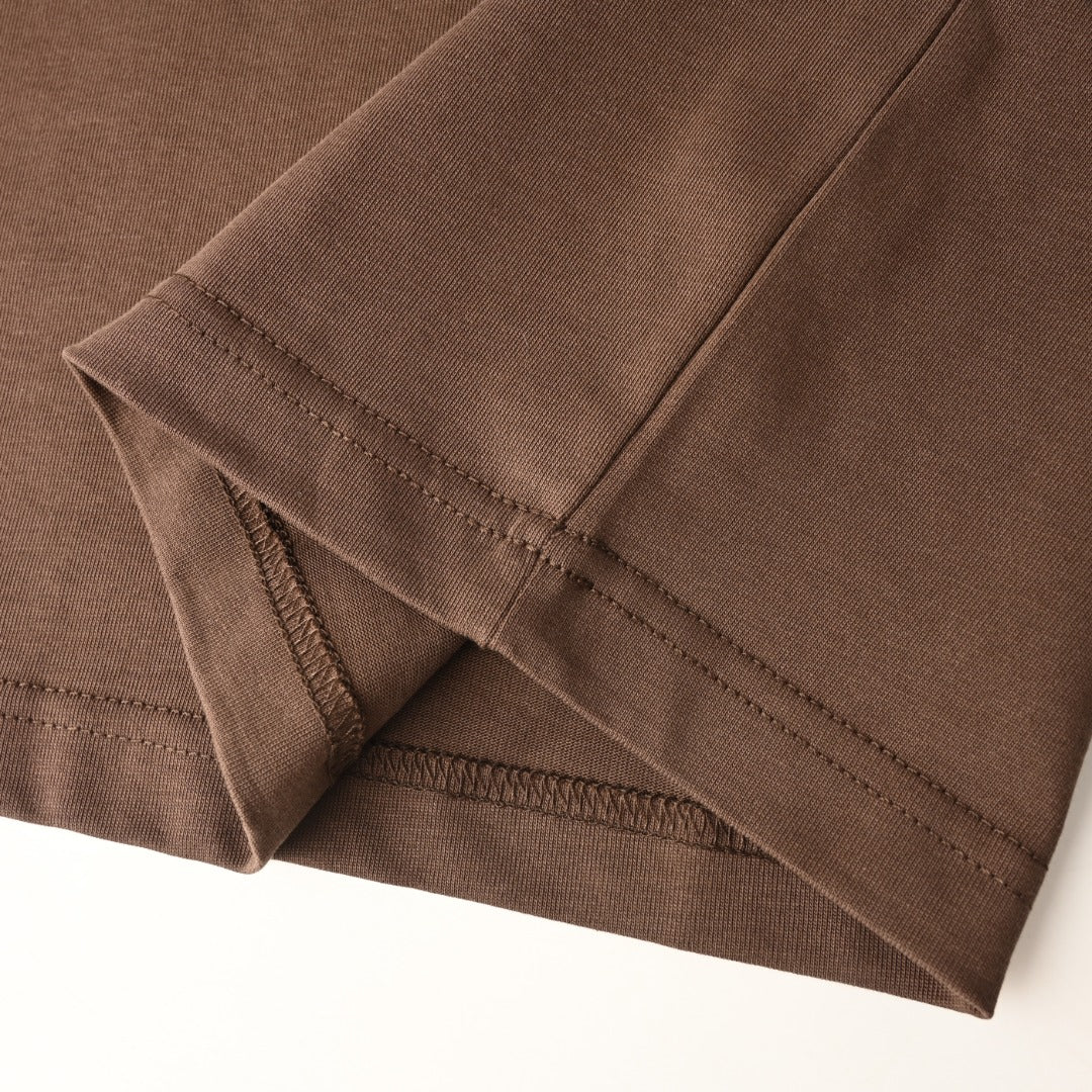 Long-Sleeve Hooded Brown