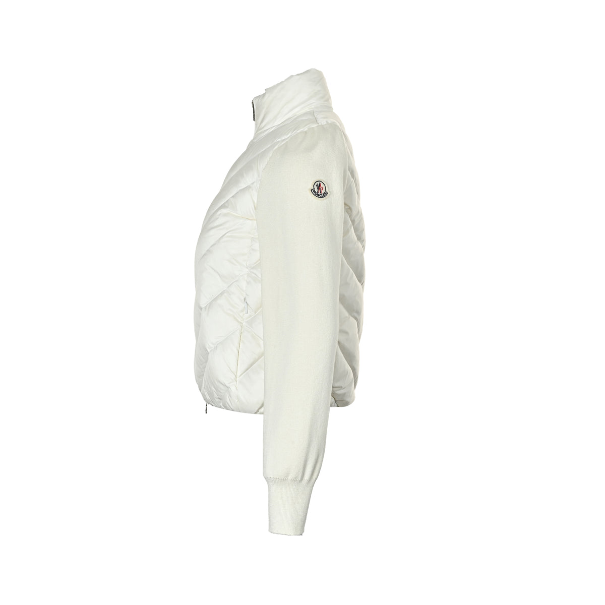 Quilted Down Knit White