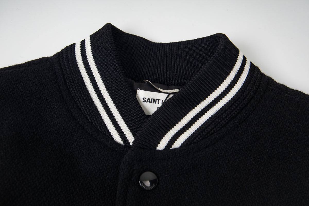 Teddy Bomber Black & White