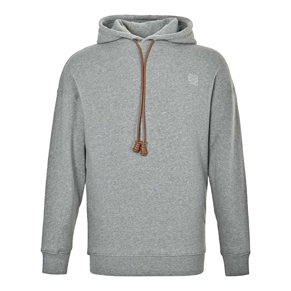 Flamenco Anagram Hoodie Grey Melange