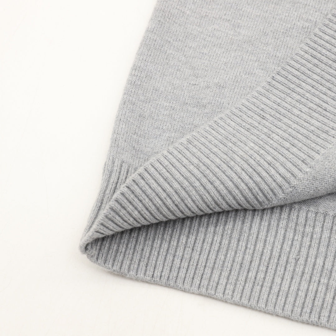 Knit Polo Grey