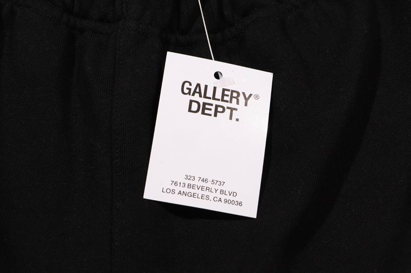 Painted Flare Sweatpants Black