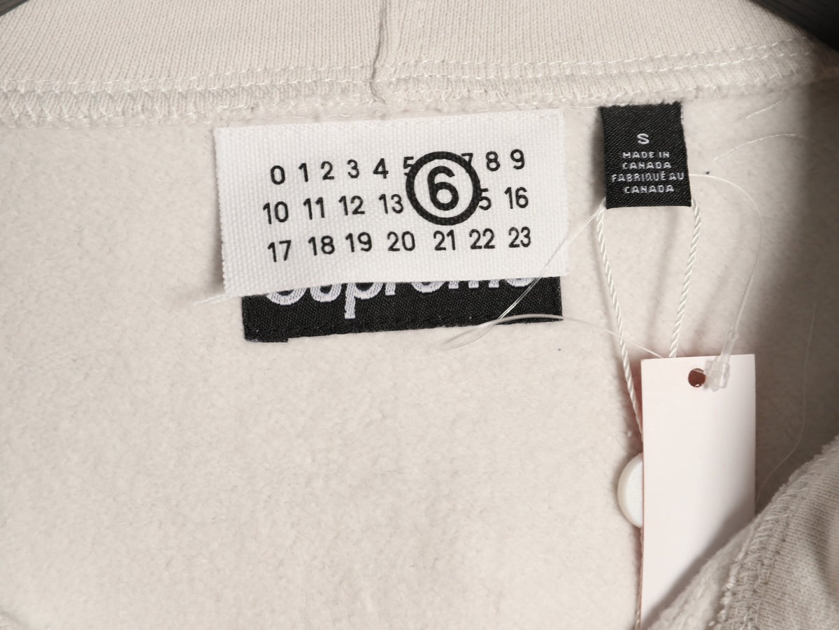Box Logo x MM6 White