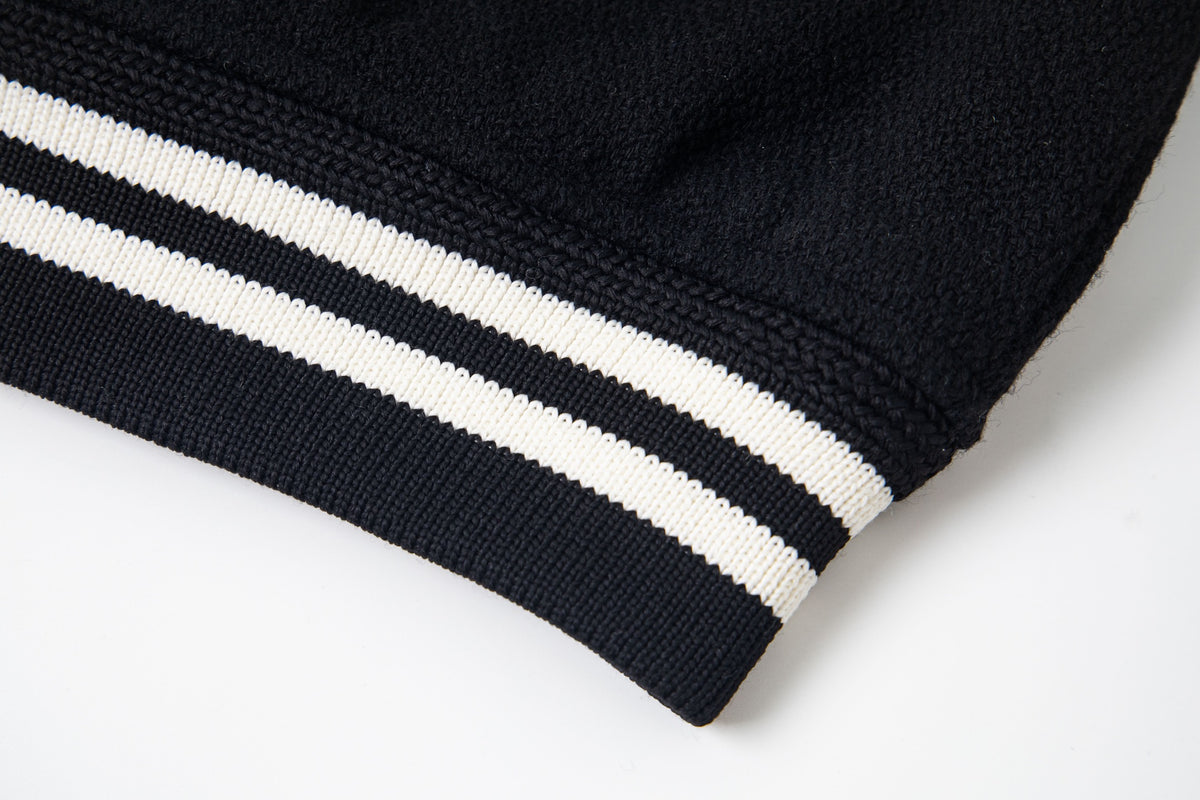 Teddy Bomber Black & White