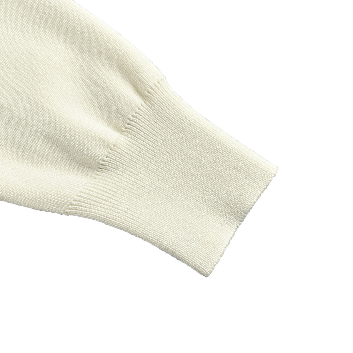 Quilted Down Knit White